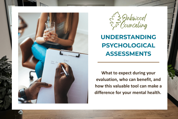 Title card for a blog on psychological assessments